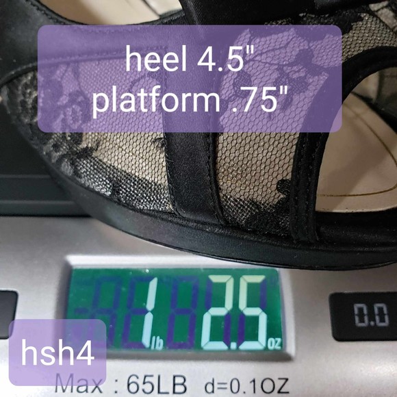 Caparros size 9B Black Peep Toe Pumps NO BOX - Picture 8 of 8